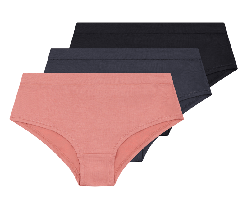 underwear packshot different angles, different models